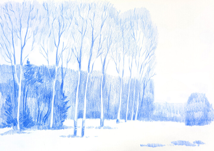312 (Autumn’s Edge) 图画, 11.8x15.8 in