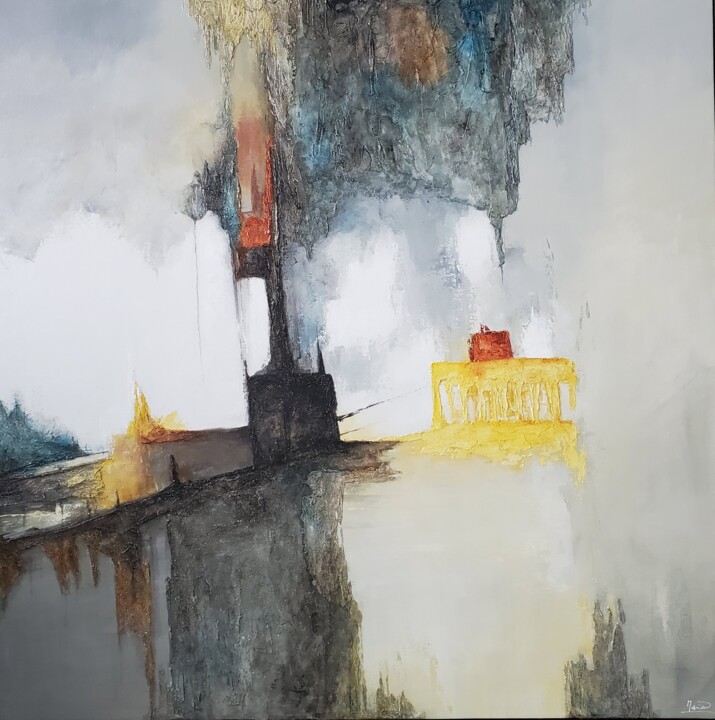 Vestige de lumière 绘画, 35.4x35.4 in