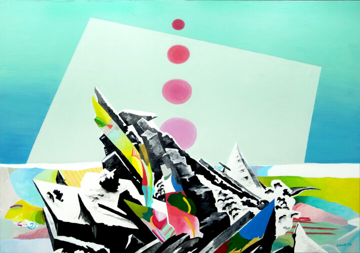 Painting,  27.6x39.4 in 