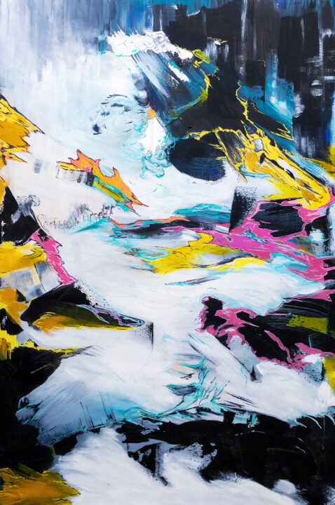 Réchauffement Climatique 绘画, 46.1x31.5 in