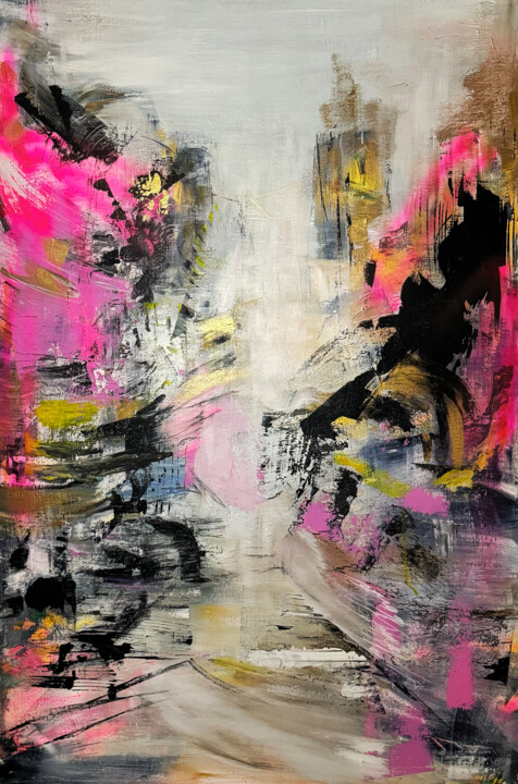 Pinky Wawe 绘画, 39.4x28.7 in