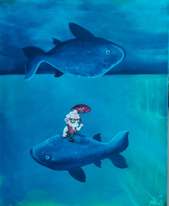 Mitfahrgelegenheit 绘画, 23.6x19.7 in