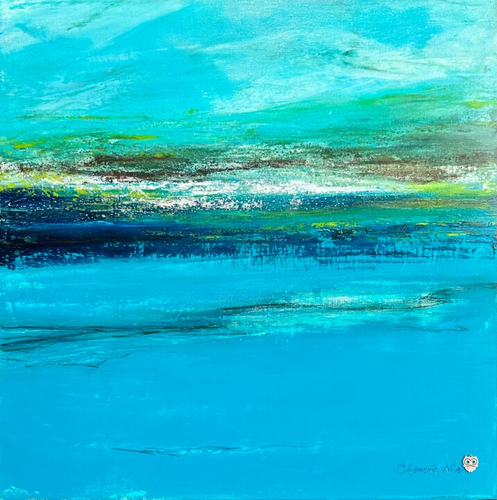 Peinture intitulée "Reflet 1" par Irina Ivancov (Chouette Nia), Œuvre d'art originale, Acrylique
