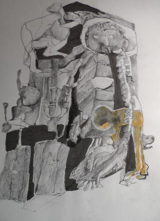 colonne 图画, 13.4x10.6 in