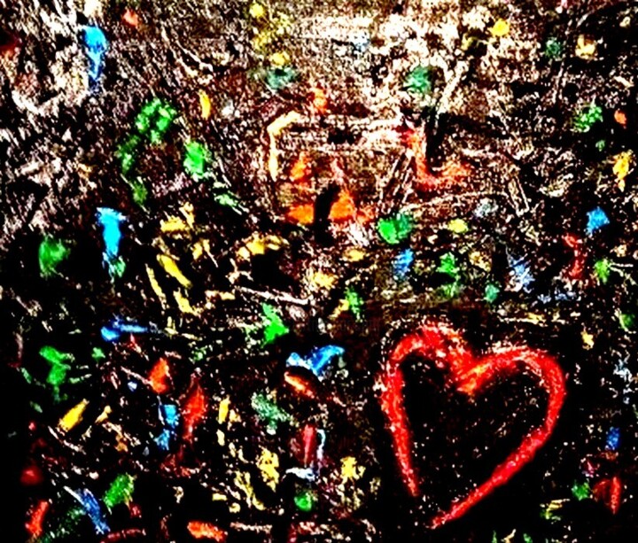 Love 绘画, 15x18.1 in