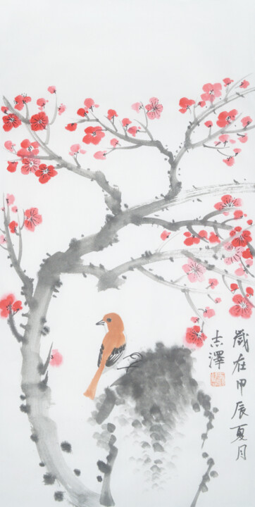 绘画,  27.2x13.6 in 