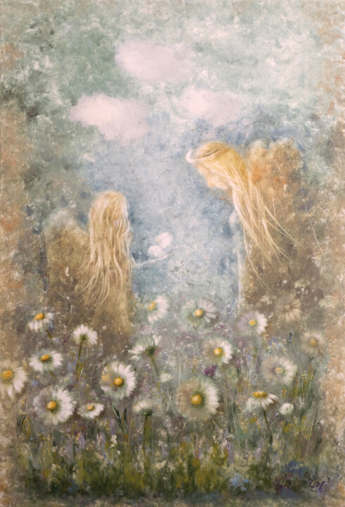 Tenderness 绘画, 35.4x23.6 in
