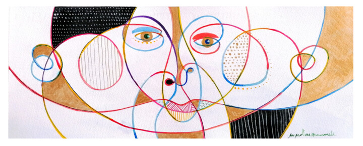 图画,  8.1x19.7 in 