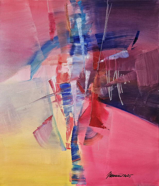 WARM EVENING 绘画, 27.6x23.6 in