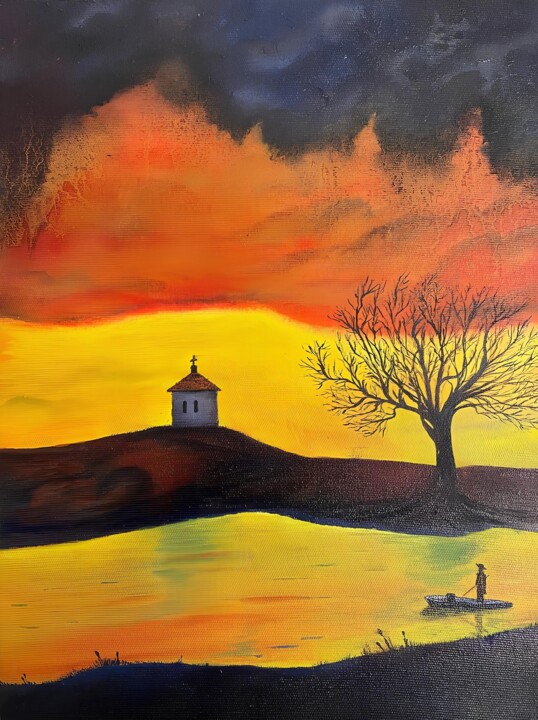 Alone with God Картина, 15,8x11,8 in