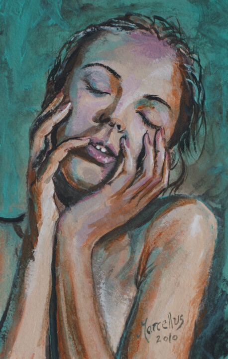 Portrait 12 绘画, 6.7x4.3 in