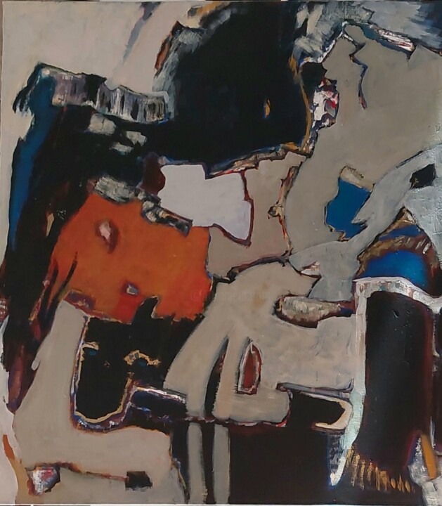绘画,  35.4x31.5 in 
