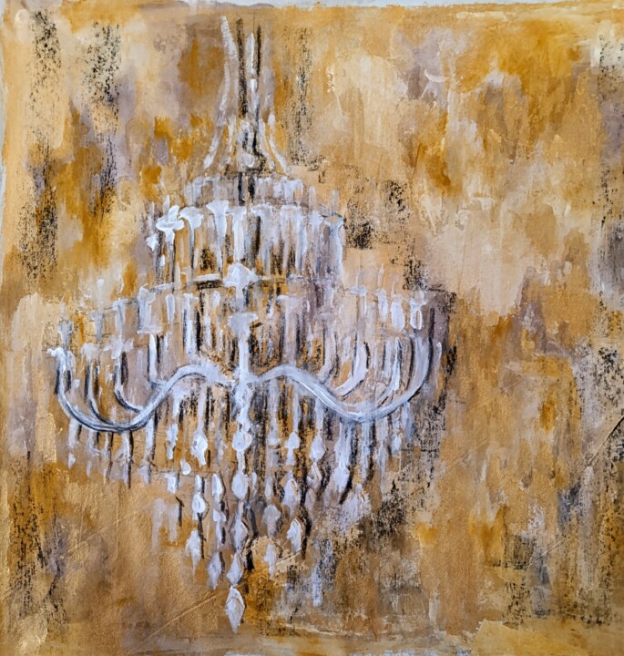 Mi illumino di immenso 絵画, 25.6x25.6 in