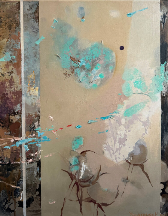 "SPRING IS COMING 3" başlıklı Tablo Yampolskaia Natalia tarafından, Orijinal sanat, Akrilik Ahşap Sedye çerçevesi üzerine mo…