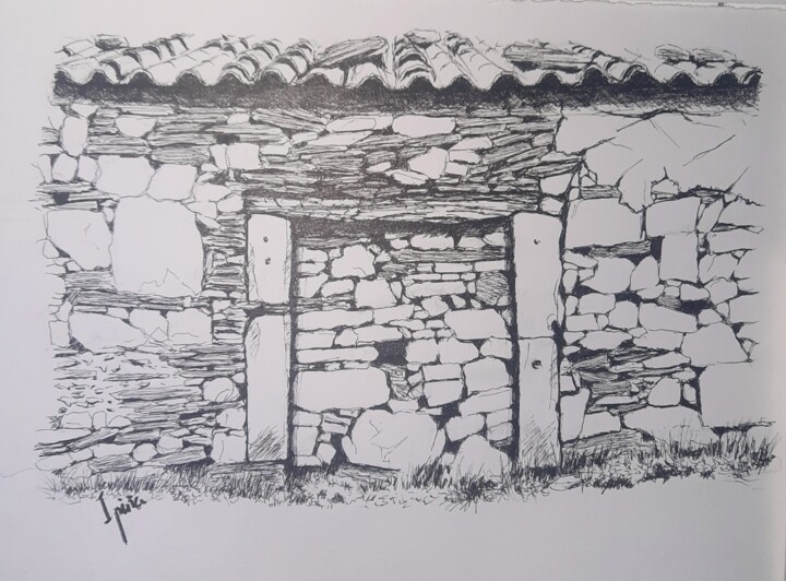 rural sketcher 4 Drawing, 11x15.8 in