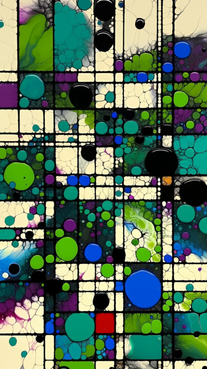 Fractured Order: The Illusion of Control Arte digitale