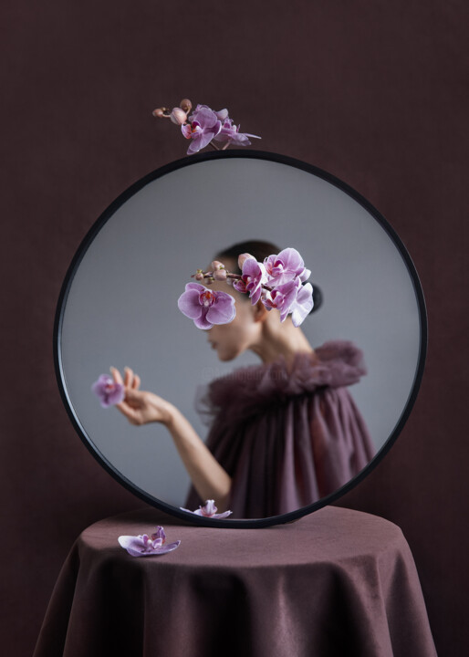 摄影 标题为“Shades of Purple -…” 由Xidong Luo, 原创艺术品, 数码摄影