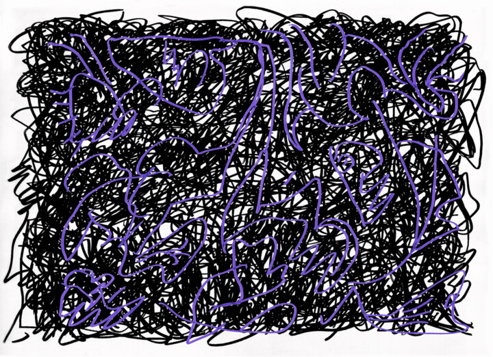 Jangala 2021-02-A--L-noir+k Σχέδιο, 11,7x16 in
