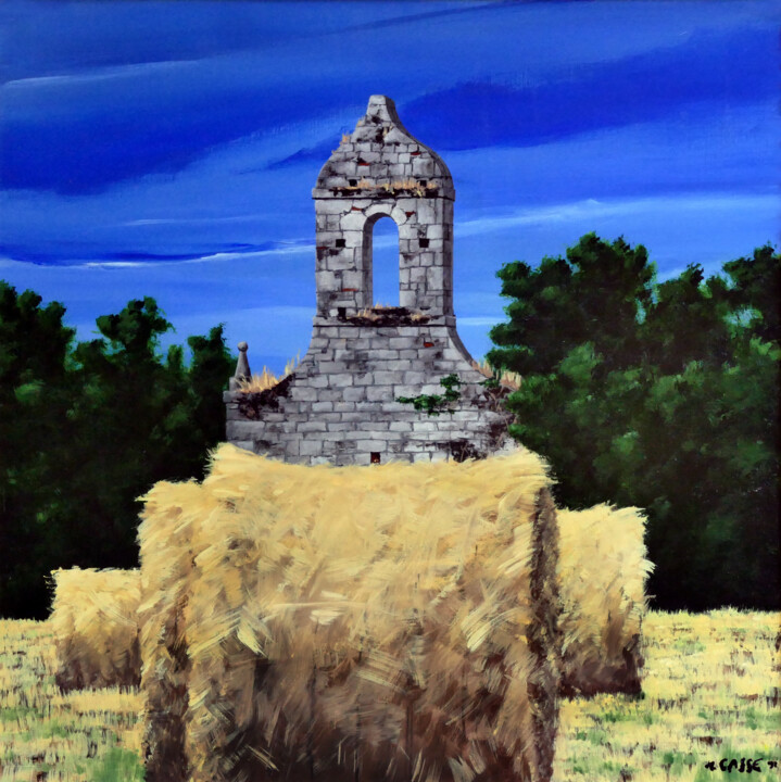 La Chapelle aux Foins Pintura, 31,5x31,5 in