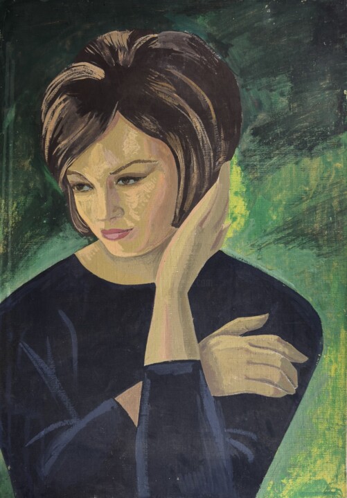 Contemplation Pittura, 27,6x19,3 in
