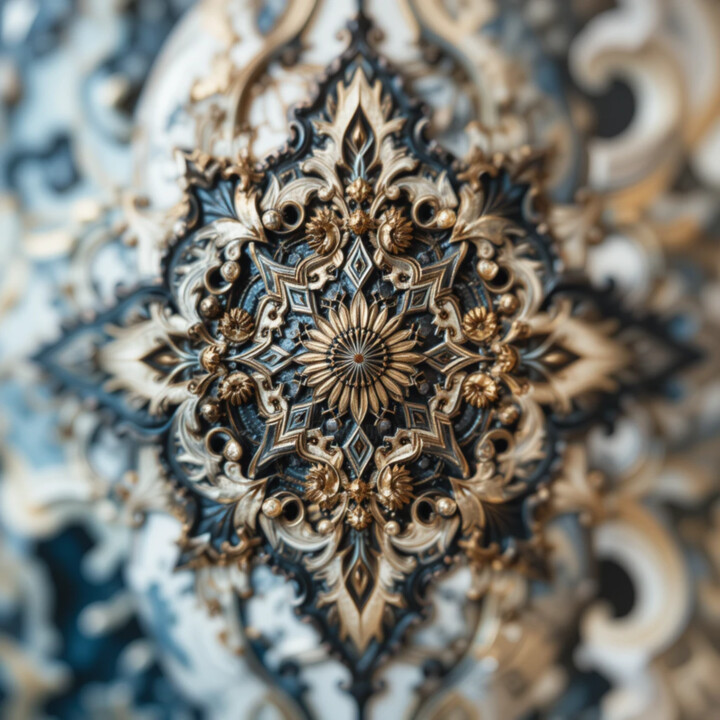 Digital Arts με τίτλο "Dominant and blurre…" από Chakkrit Bilabdullar, Αυθεντικά έργα τέχνης, Ψηφιακή εκτύπωση