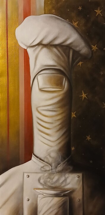 CHEFDITO STELLATO Schilderij, 31,5x15,8 in