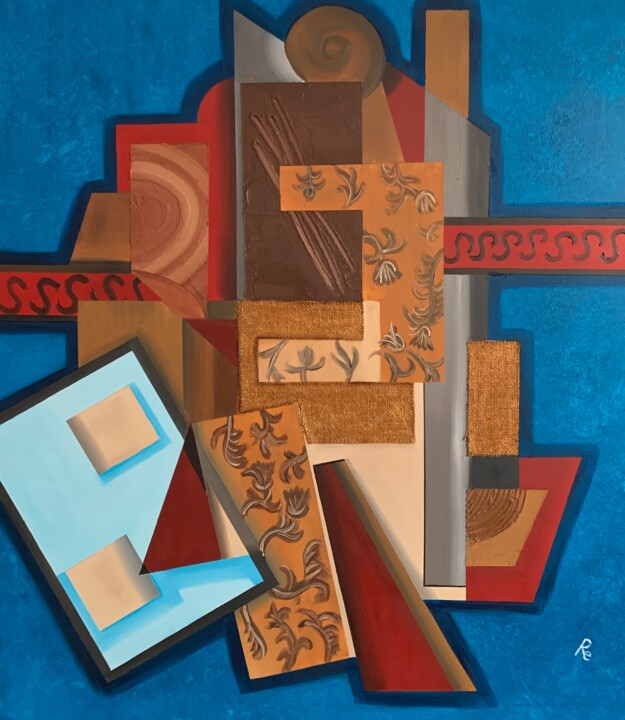 CARTA DA PARATI Pittura, 31,5x27,6 in