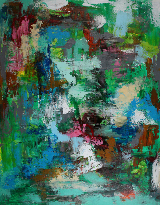 Enjoy the crazy part 绘画, 25.2x19.7 in