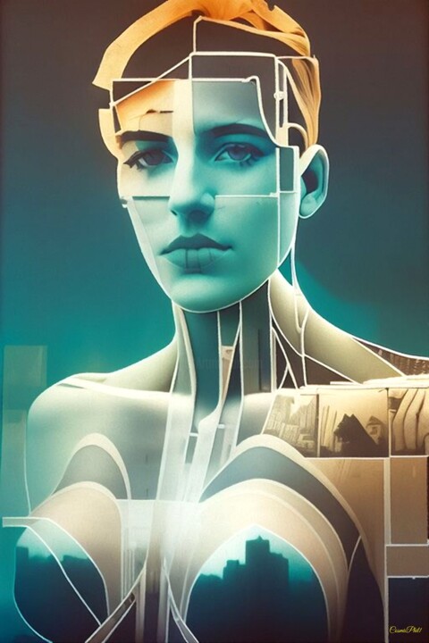 Digital Arts titled "Linearity - 08" by Cosmicphil1, Original Artwork, Digital Painting