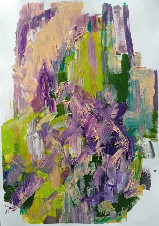 Coisas Verdejantes III Painting, 16.5x11.7 in