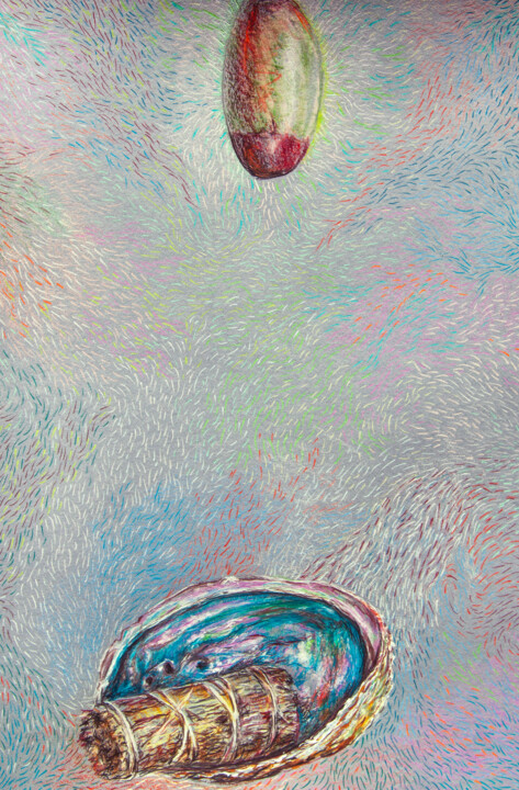 图画 标题为“shakti_objects_swee…” 由Louis Lapointe, 原创艺术品, 铅笔