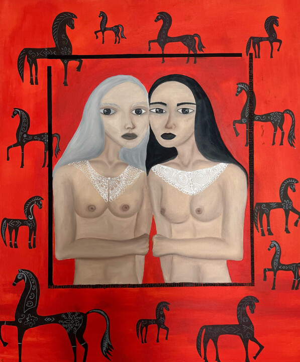 绘画,  47.2x39.4 in 