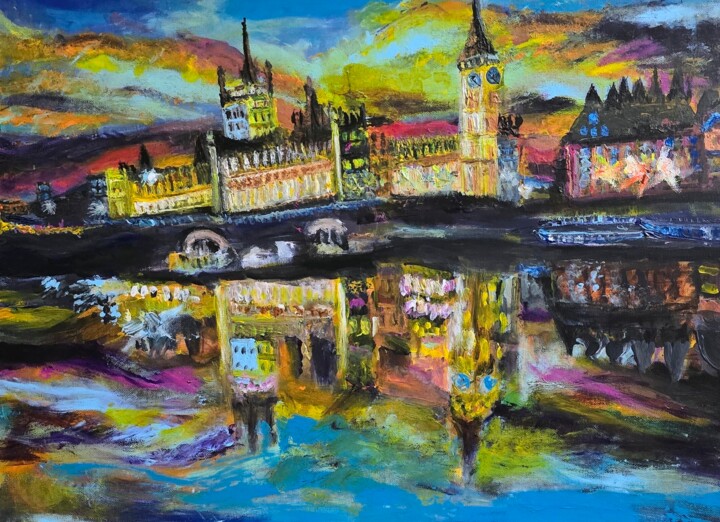 Londyn 미술작품, 19.7x27.6 in