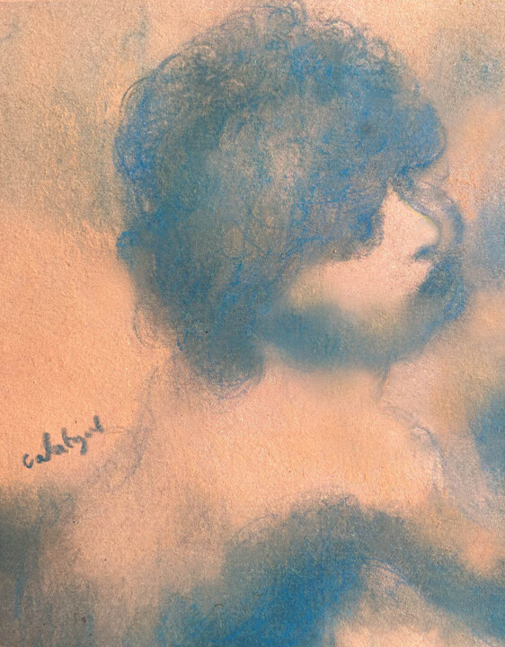 Portrait d'enfant 图画, 15.8x11.8 in
