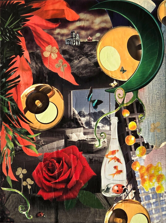 4 feuilles Collages, 15.8x11.8 in