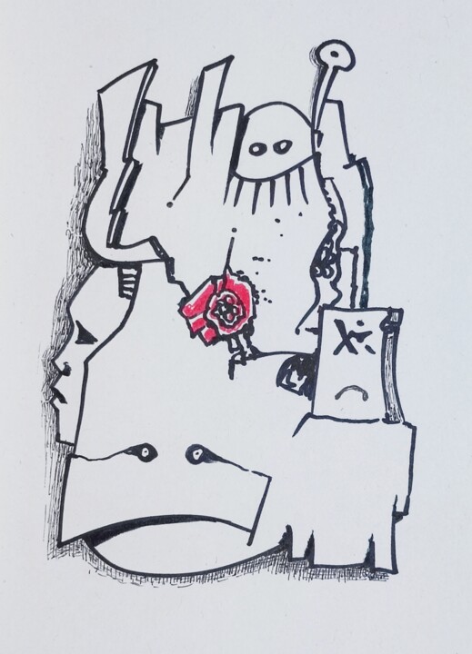 Little Rosie Disegno, 5,9x4,3 in