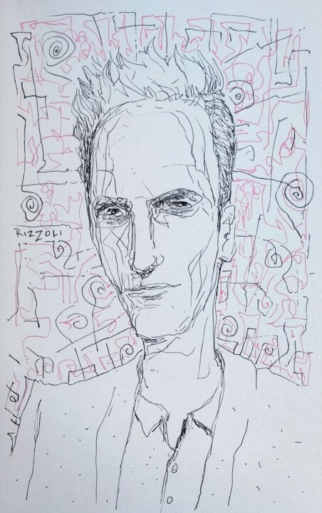 An imaginary New Yorker Disegno, 8,3x5,5 in