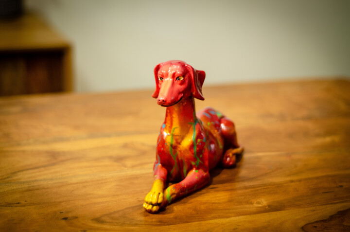 Sculpture titled "Éclats de Fidélité" by Laura Onesta, Original Artwork, Acrylic