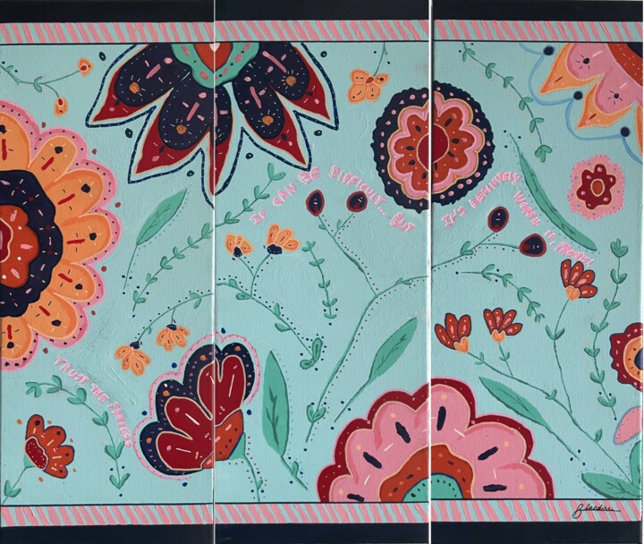 绘画,  7.9x59.1 in 