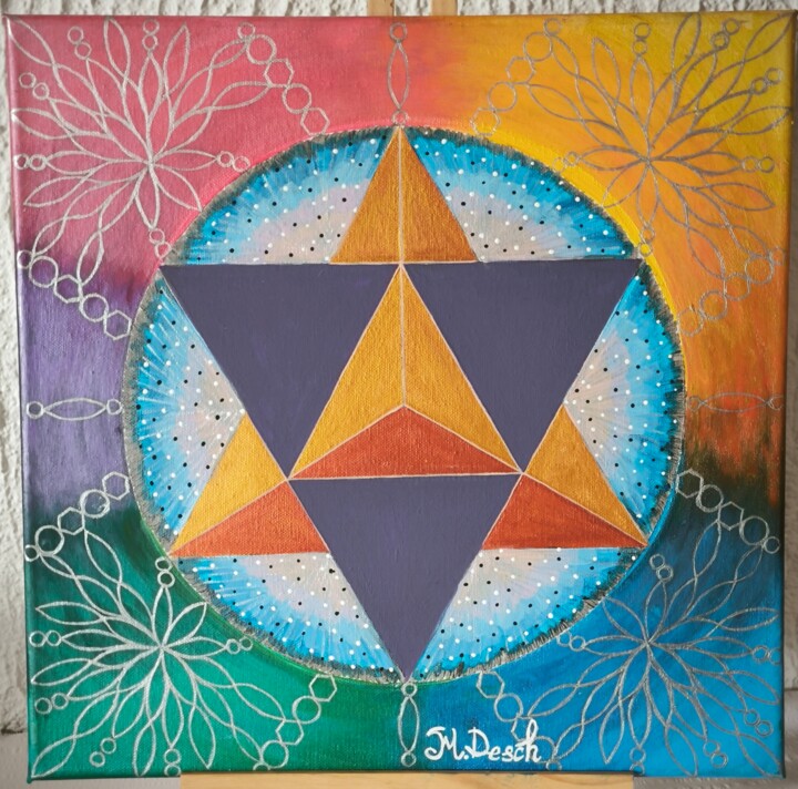 绘画,  15.8x15.8 in 