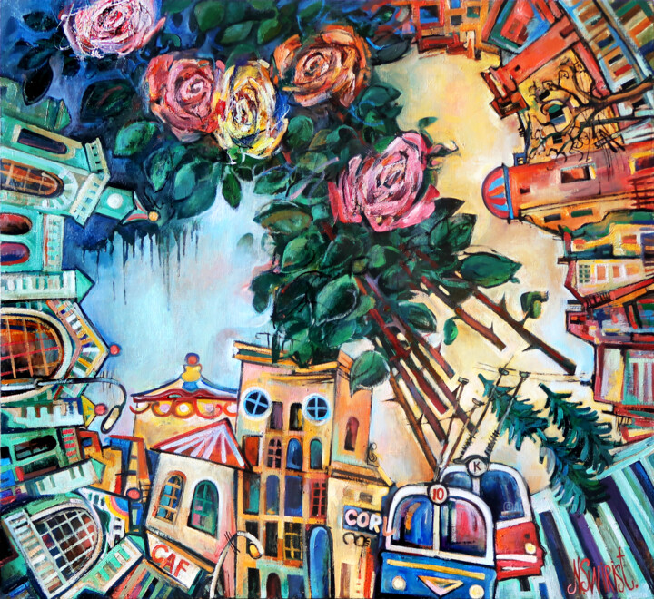 Schilderij,  43,3x47,2 in 