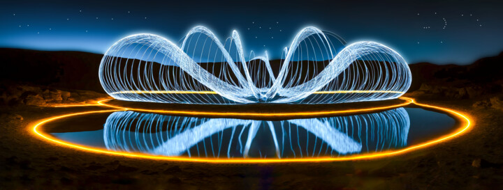 JET DE LUMIERE PANORAMIQUE 数字艺术
