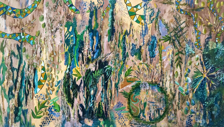 绘画,  27.6x47.2 in 