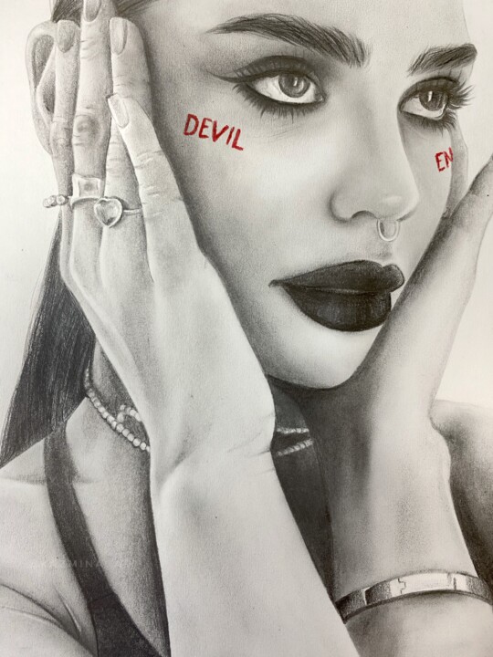 Duality 绘画, 9.2x7.4 in