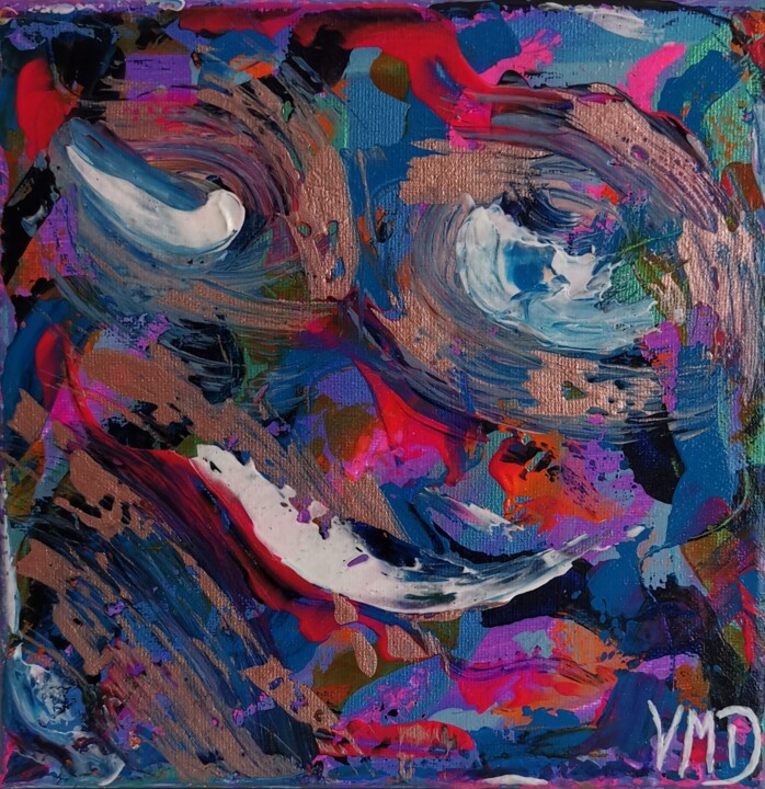 Schilderij,  7,9x7,9 in 