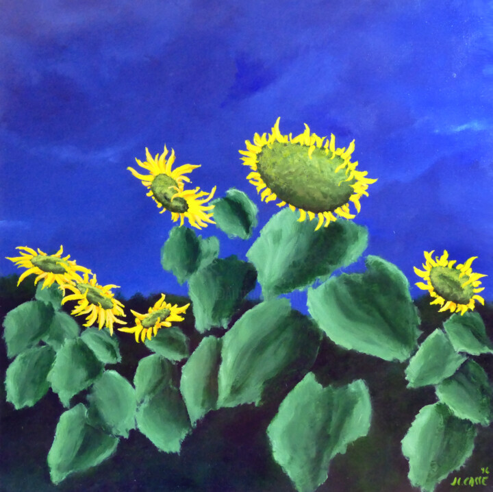 La Famille de Tournesols 绘画, 31.5x31.5 in