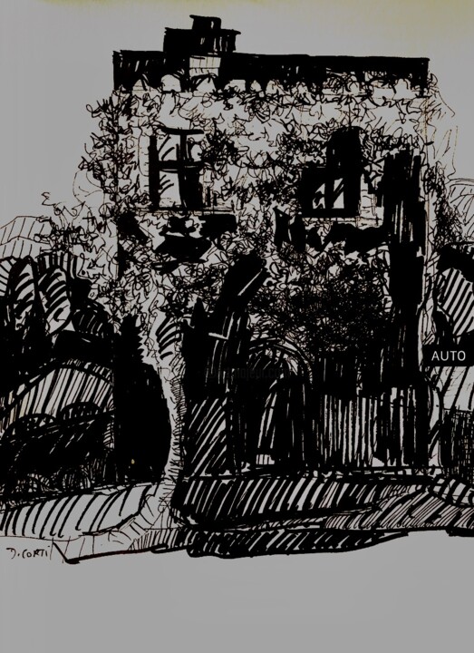 LA MAISON 图画, 8.3x5.8 in