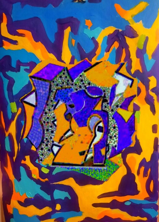 композиция 3 绘画, 19.7x13.8 in