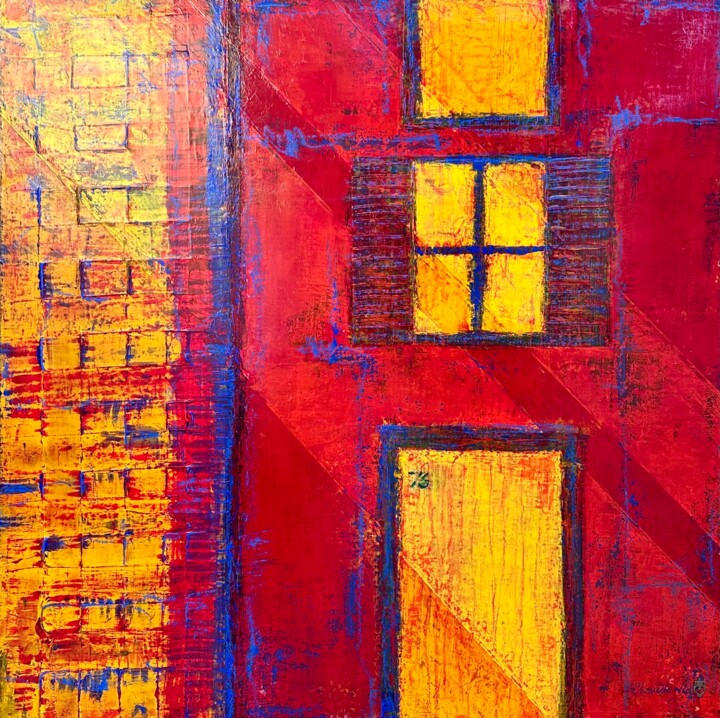 Fragments de mémoire 1 绘画, 31.5x31.5 in