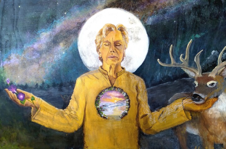 Gratitude Pittura, 36x60 in